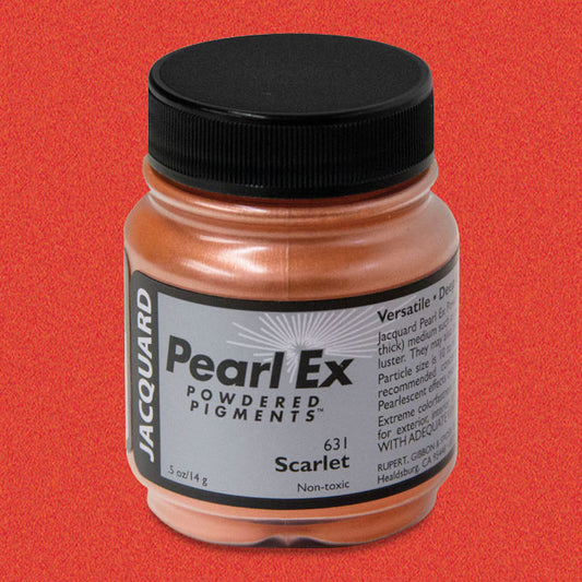 Pearl Ex Powdered Pigment, Scarlet, .75 oz.