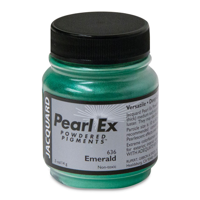 Pearl Ex Powdered Pigment, Emerald, .75 oz.