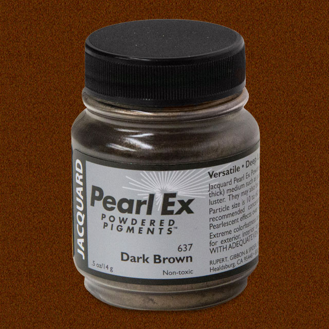 Pearl Ex Powdered Pigment, Dark Brown, .75 oz.