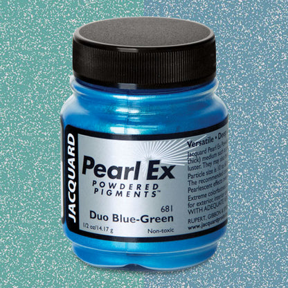 Jacquard Pearl Ex Powdered Pigment - Duo Blue-Green, .5 oz.