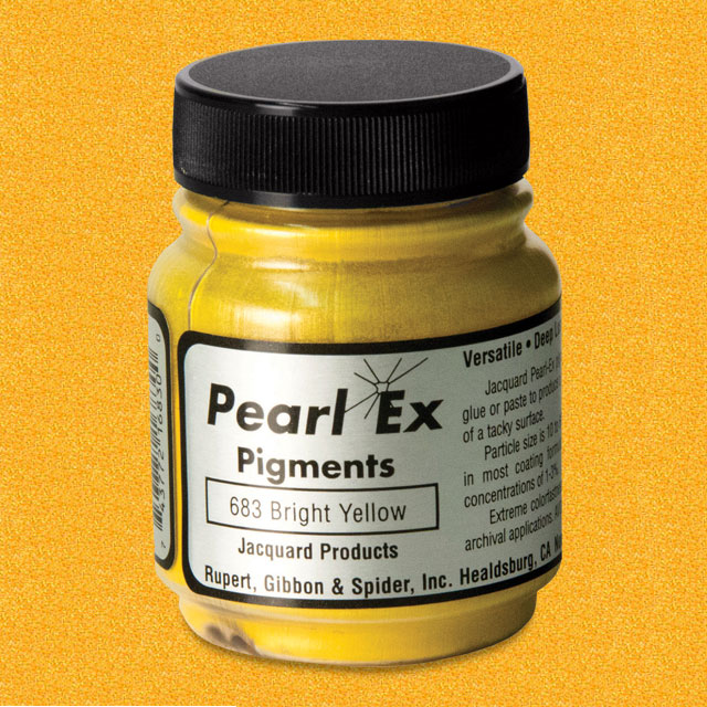 Pearl Ex Powdered Pigment, Bright Yellow, .75 oz.