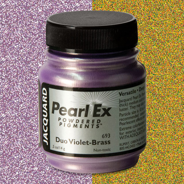 Pearl Ex Powdered Pigment, Duo Violet-Brass, .5 oz.