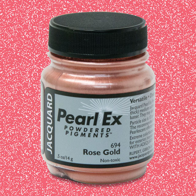 Pearl Ex Powdered Pigment, Rose Gold, .75 oz.