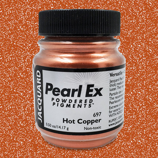 Pearl Ex Powdered Pigment, Hot Copper Color Swatch