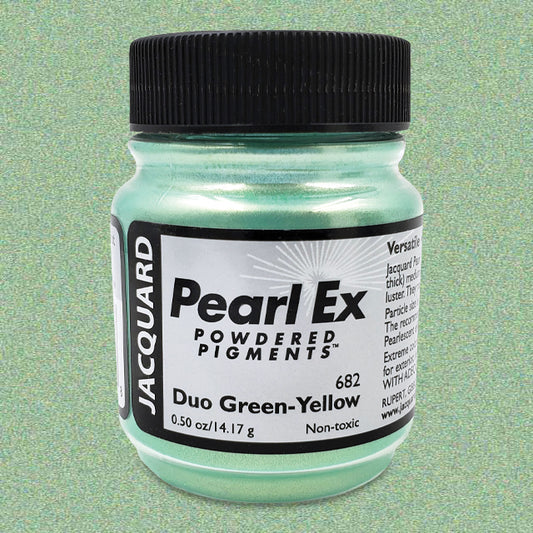 Pearl Ex Powdered Pigment, Duo Green-Yellow Color Swatch