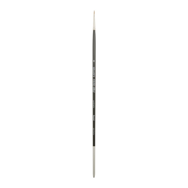 Pseudo Sable, Long Handle, Round, Size 0