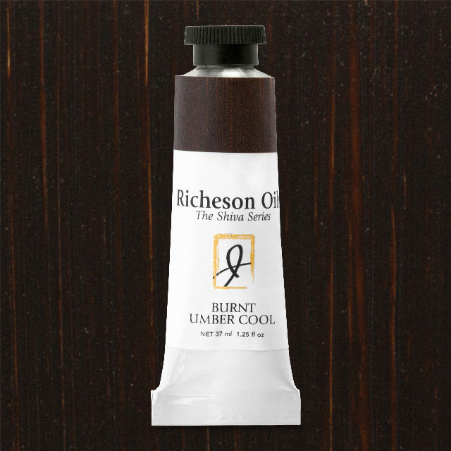 Richeson Shiva Oils - Burnt Umber Cool, 37 ml