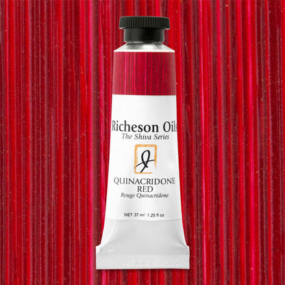 Richeson Shiva Oils - Quinacridone Red, 37 ml