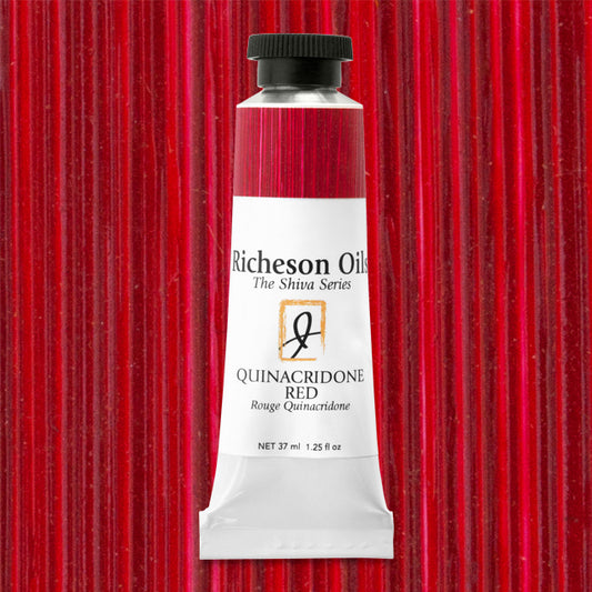 Richeson Shiva Oils - Quinacridone Red, 37 ml