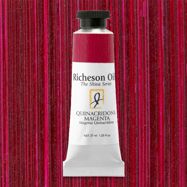 Richeson Shiva Oils - Quinacridone Magenta, 37 ml