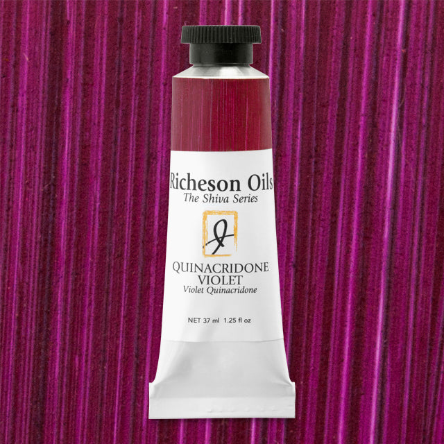 Richeson Shiva Oils - Quinacridone Violet, 37 ml