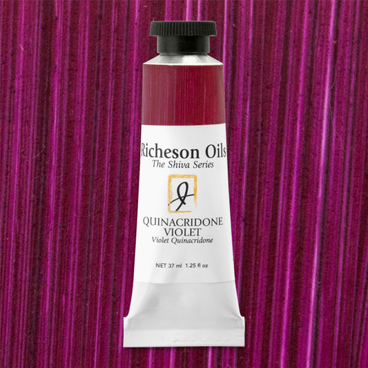 Richeson Shiva Oils - Quinacridone Violet, 37 ml