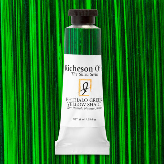 Richeson Shiva Oils - Phthalo Green Yellow Shade, 37 ml