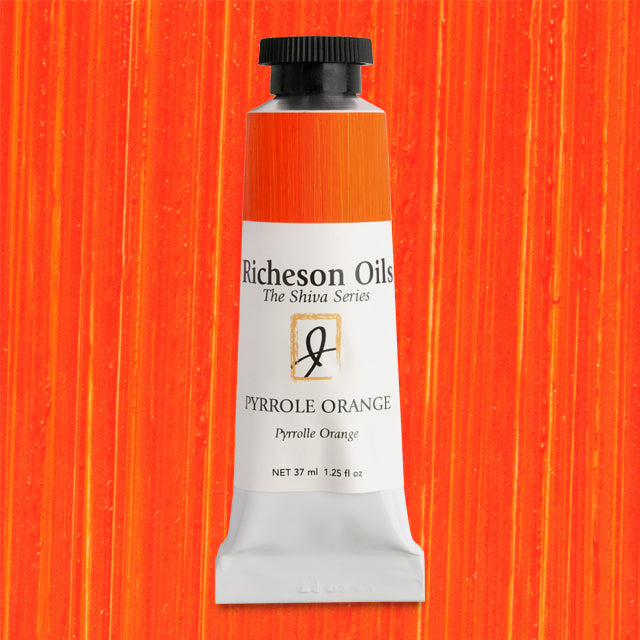 Richeson Shiva Oils - Pyrrole Orange, 37 ml