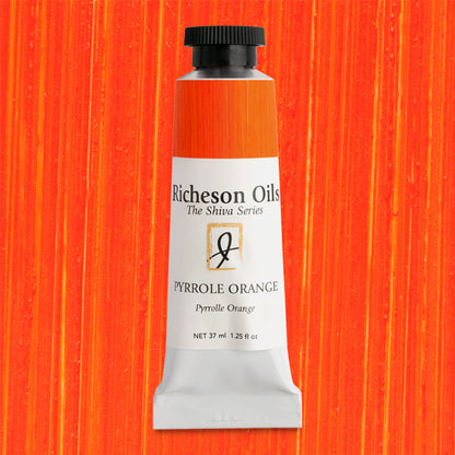 Richeson Shiva Oils - Pyrrole Orange, 37 ml