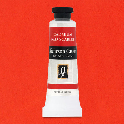 Shiva Casein Colors - Cadmium Red Scarlet, 37 ml