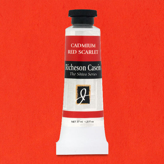 Shiva Casein Colors - Cadmium Red Scarlet, 37 ml