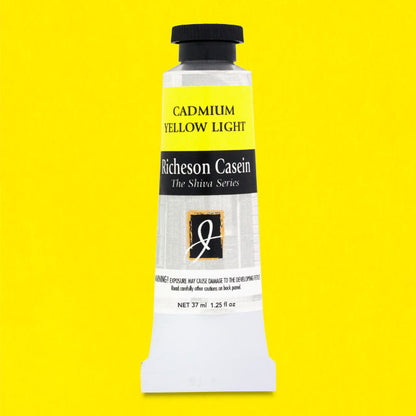 Shiva Casein Colors - Cadmium Yellow Light, 37 ml