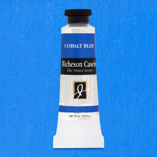 Shiva Casein Colors - Cobalt Blue, 37 ml