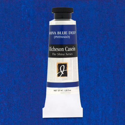 Casein Paint, Shiva Blue Phthalo, 37 ml. tube