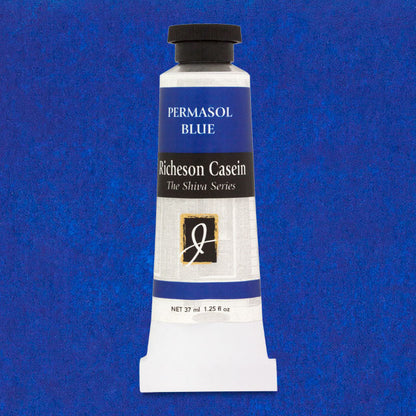 Shiva Casein Colors - Permasol Blue, 37 ml