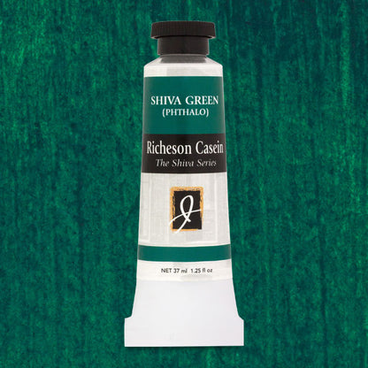 Shiva Casein Colors - Shiva Green Phthalo, 37 ml