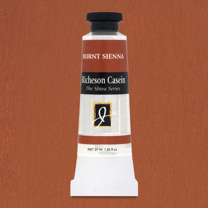 Shiva Casein Colors - Burnt Sienna, 37 ml