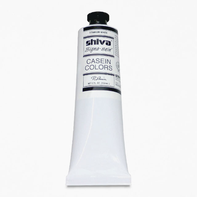 Shiva Casein Colors - Titanium White, 150 ml