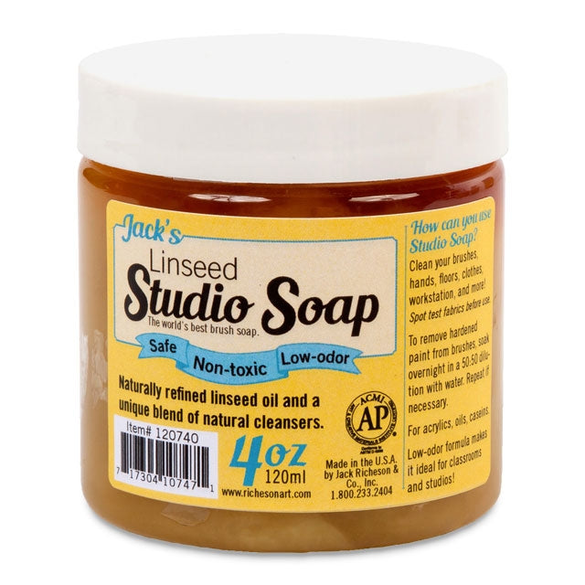 Linseed Studio Soap, 4 oz.