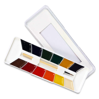 Yarka Student Watercolor, 12 Color Pan Set