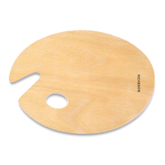 Wooden Oval Palette