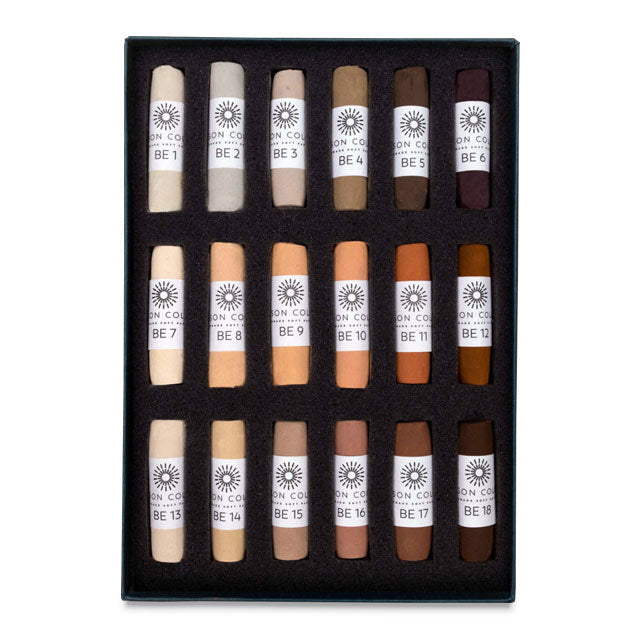 18 Brown Earth Value Colors, 1-18