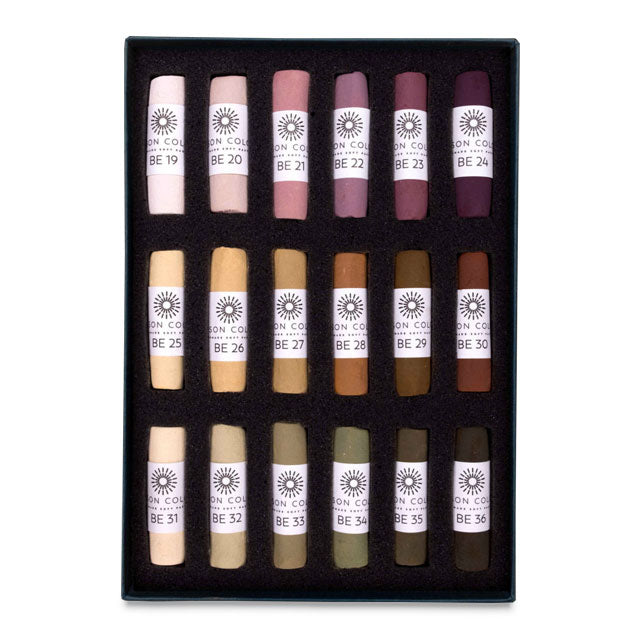 18 Brown Earth Value Colors, 19-36