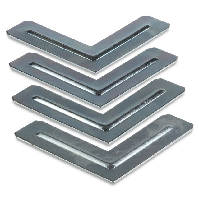 Aluminum Corner L-Bracket Set, Pkg of 4