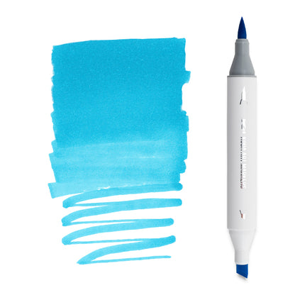 Koda Art Dual Tip Brush Marker - Downy Blue B237