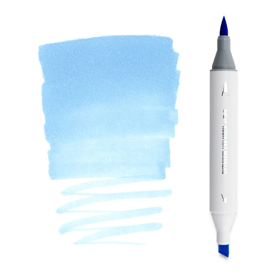 Koda Art Dual Tip Brush Marker - Coral Blue B240