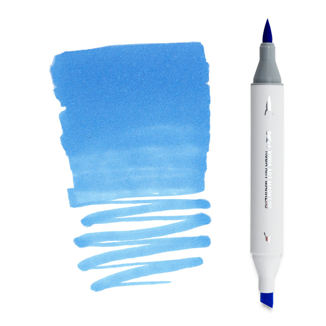 Koda Art Dual Tip Brush Marker - Jordy Blue B241