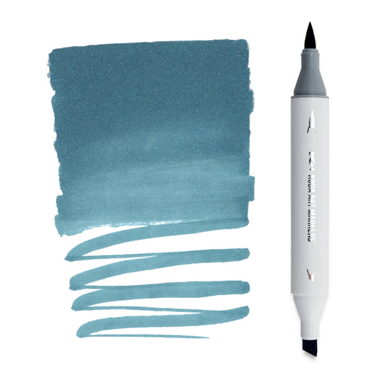 Koda Art Dual Tip Brush Marker - Moonstone Blue BG107