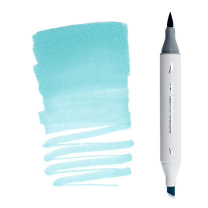 Koda Art Dual Tip Brush Marker - Pale Aqua BG233