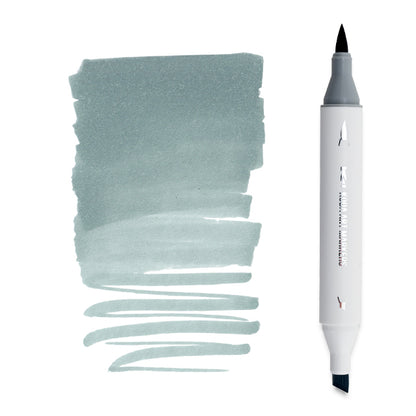 Koda Art Dual Tip Brush Marker - Gull Gray BG87