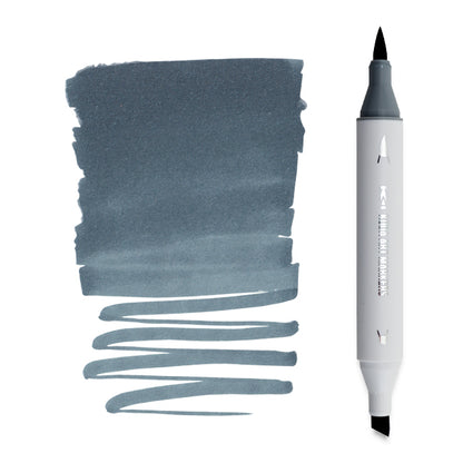 Koda Art Dual Tip Brush Marker - Blue Gray No. 8 BG89