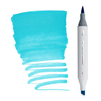 Koda Art Dual Tip Brush Marker - Cornflower Blue Light BG96