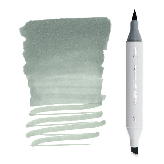 Koda Art Dual Tip Brush Marker - Ash Gray GG65