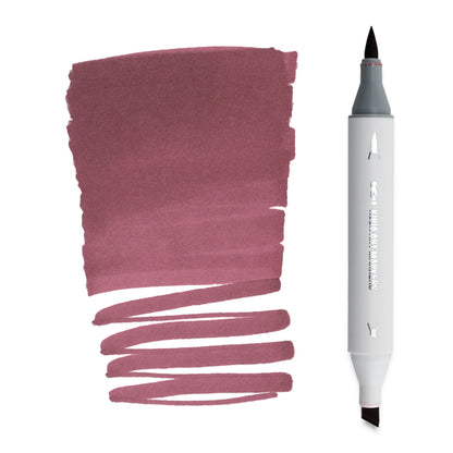 Koda Art Dual Tip Brush Marker - Dark Rose R146