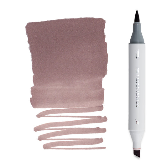 Koda Art Dual Tip Brush Marker - Brandy Rose RV149