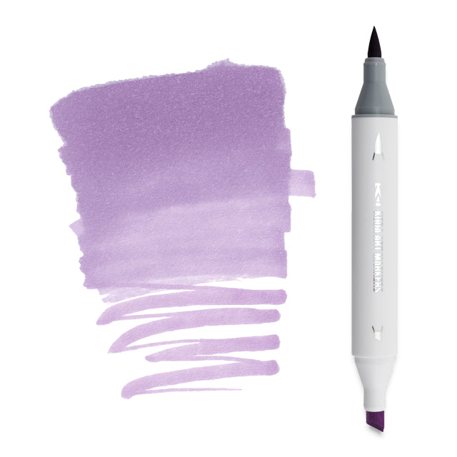 Koda Art Dual Tip Brush Marker - Light Violet V119