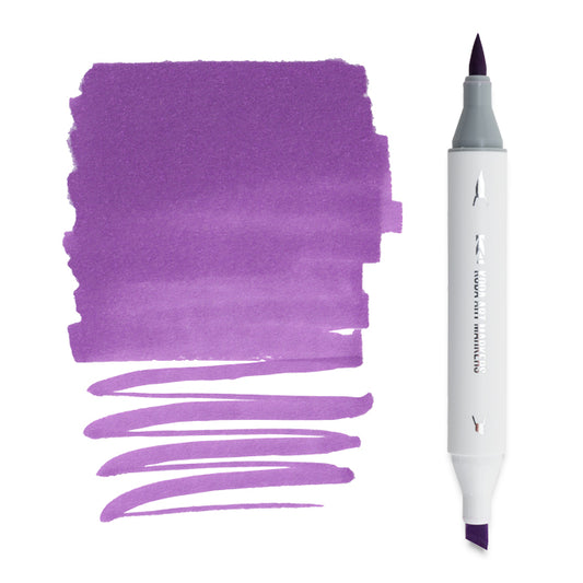 Koda Art Dual Tip Brush Marker - Lilac V198