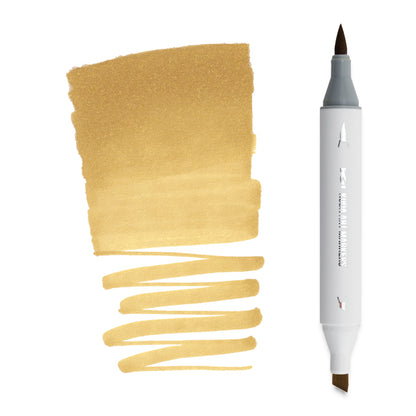 Koda Art Dual Tip Brush Marker - Shade Yellow Y17