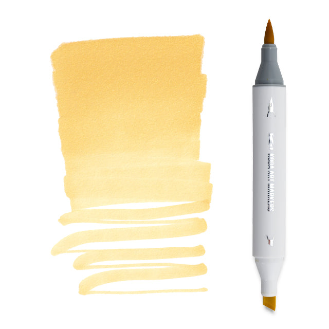 Koda Art Dual Tip Brush Marker - Maize Y2