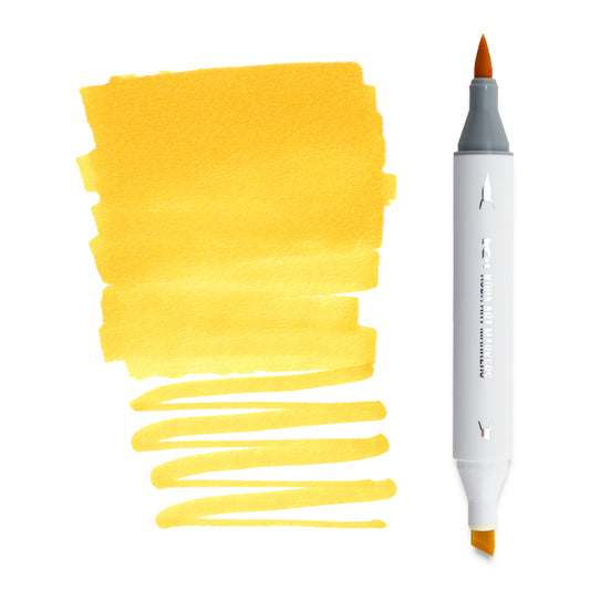 Koda Art Dual Tip Brush Marker - Arylide Yellow Y225